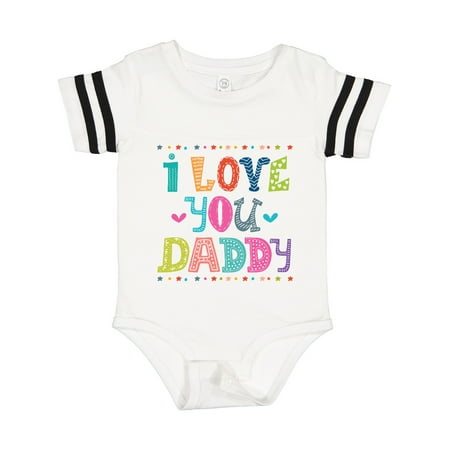 

Inktastic Fathers Day I Love You Daddy Gift Baby Boy or Baby Girl Bodysuit