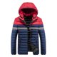 thumbnail image 1 of Gibobby Chamarra hombre chamarra térmica para hombre, con aislamiento de plumón para mujer, chamarra de nieve hinchada, tendencias de invierno 2023(Azul,G), 1 of 4