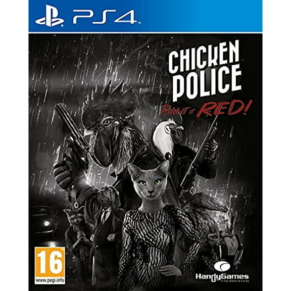 Chicken Police PAINT IT RED (PS4 - Playstation 4) a gritty story with lots of absurd humor