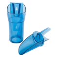 thumbnail image 1 of San Jamar Saf-T-Scoop Cuchara para hielo con carrito de almacenamiento para cocinas, restaurantes y comida rápida Plástico 20 a 24 onzas Azul, 1 of 2