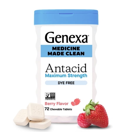 (Pack Of 7) Genexa Heartburn Fix 72 Tablets