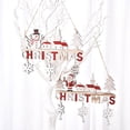 thumbnail image 4 of Adornos navideños para el Año Nuevo Muñeco de nieve Copo de nieve Campana colgante Puerta del restaurante del hogar Manualidades de madera Regalos de Navidad, 4 of 5