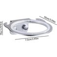 thumbnail image 4 of Hair Dryer Holder Wall Mounted Organizer NoDrill SpaceSaving Bathroom Rack for Dryer and Straightener Silver, 4 of 4