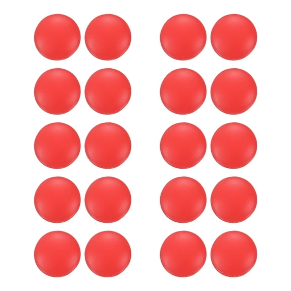 Uxcell 10 Pairs Glasses Ear Grip 14mm Anti Slip Eyeglass Ear Grips Round Type Red