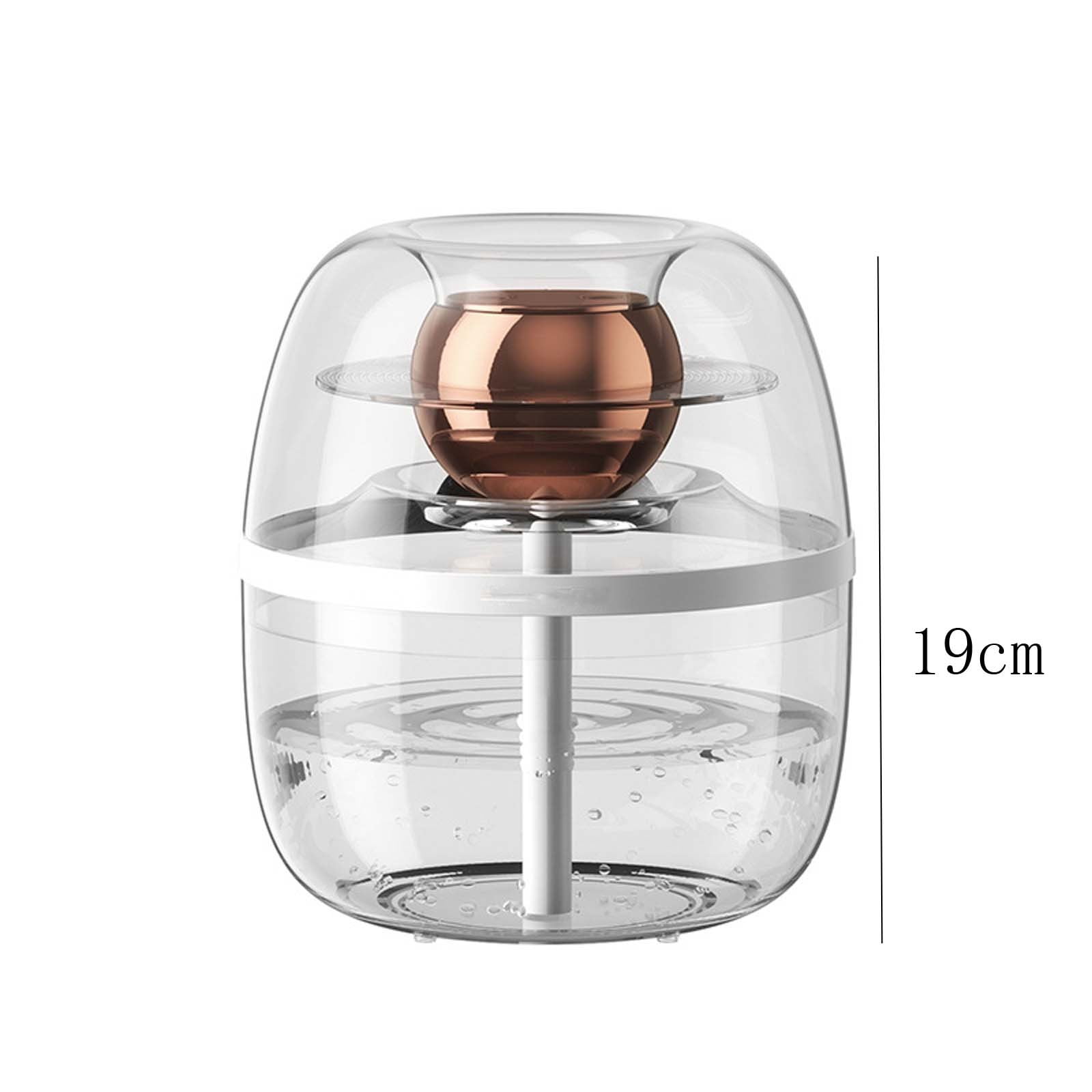 3L Dual Spray Humidifier Large Capacity Silent with Night Light USB for Home Bedroom Office 360° Coverage