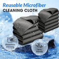 thumbnail image 2 of Multifunctional Magic Cloth, Reusable Thickened Magical Cleaning Cloth, Streak Free Magical Microfiber Cleaning Cloth,Upgrade Reuseable Streak Free Microfiber Cloth (11.8*11.8inch 10PC), 2 of 7