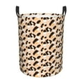 thumbnail image 1 of DouZhe Waterproof Collapsible Large Laundry Baskets, Fashion Animal Print Black White Prints Circular Hamper with Handles, 1 of 6