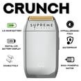 thumbnail image 2 of Afeitadora eléctrica Supreme Trimmer Crunch para hombre | 150 minutos de autonomía, resistente al agua, con cable o inalámbrica, para barba incipiente | STF602, 2 of 5