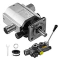 thumbnail image 1 of VEVOR Hydraulic Wood Log Splitter Pump Kit Gear Pump 16GPM 2 Stage with Valve, 1 of 9