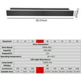 thumbnail image 2 of LED Wall Lamp Outdoor Modern Waterproof IP67 Porch Garden Long Wall Light & Indoor Bedroom Bedside Decoration Lighting Lamp (UL Classified) (Dimmable(3000-6000K), 40INCH), 2 of 13