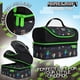 thumbnail image 2 of Bolsa de almuerzo con aislamiento Minecraft para niños, aperitivos y viajes, negra, 2 of 7