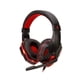 thumbnail image 2 of Bearachild Auriculares para juegos de graves ajustables, consola de juegos de ordenador profesional, sonido envolvente estéreo, auriculares para juegos con Cables de audio/vídeo negro rojo Luz, 2 of 6