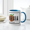 thumbnail image 6 of CafePress - Georgia Plate Mug - 11 oz Ceramic Mug - Novelty Coffee Tea Cup, 6 of 6