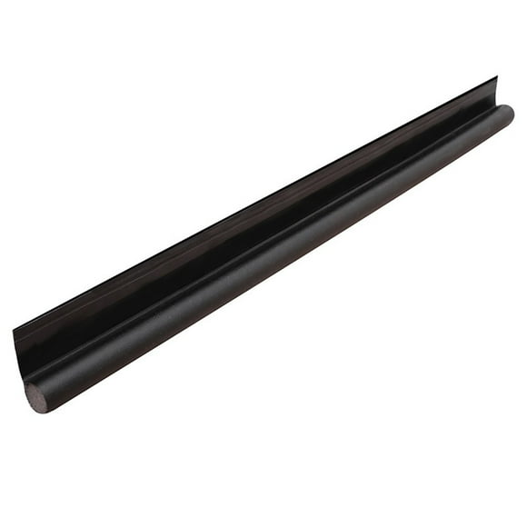 MYG Door Bottom Seal Strip Weatherstrip Self-Adhesive Foam Insulation Draft Stopper for Interior Exterior Doors Noise Reduction Cold Air Blocker Black 96 Inches