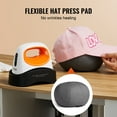 thumbnail image 4 of VEVOR Hat Press Machine Mini Hat Heat Press for Caps 6.1 x 3.5 inch Plate White, 4 of 9