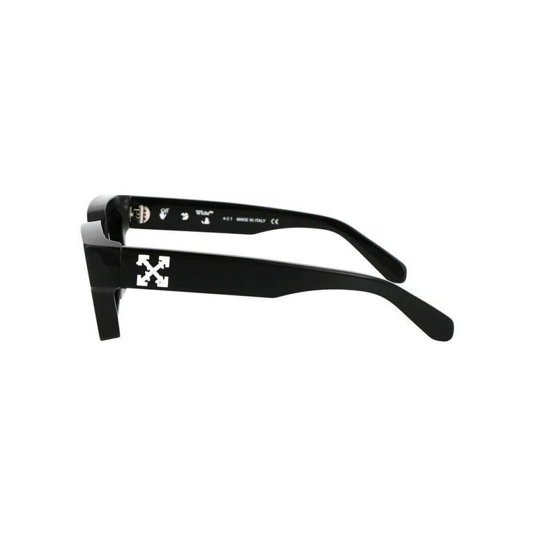 【送料&関税込】Off-White Virgil M Sunglasses - Unisex Off White Virgil Sunglasses OERI008 1007 Black Frame with