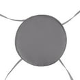 thumbnail image 2 of Riforla Round Garden Chair Pads Seat Cushion for Outdoor Bistros Stool Patio Dining Room Four Ropes Dark Gray 15inch, 2 of 5