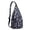 Black-23, variant on 4-Pockets Cross Body Bags for Woman Men,Cute Sea Life Sling Bag Chest Bag with Adjustable Strap Women's Crossbody Bags for Outdoors Hiking Traveling