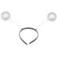 thumbnail image 4 of Diadema con antena alienígena, bolas de purpurina, diadema para el pelo, cosplay, temática espacial, disfraz de alienígena, recuerdo de fiesta, 4 of 8