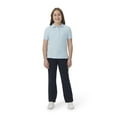 thumbnail image 5 of French Toast Girls School Uniform Short Sleeve Picot Collar Interlock Polo Shirt, 5 of 9
