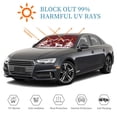 thumbnail image 6 of Kdxio Christmas Buffalo Plaid Print Windshield Sun Shade, Foldable Sun Blocker for Car,Truck,SUV Automotive Interior Sun Protection,Reflective Shade for Front Windshield(Small), 6 of 7
