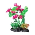 thumbnail image 2 of Cififendec Artificial Aquarium Plants, 7.87"×7.09", Non-Toxic Fake Seaweed Ornaments, Realistic Plastic Water Grass Decor for Fish Tank Landscaping, 2 of 5
