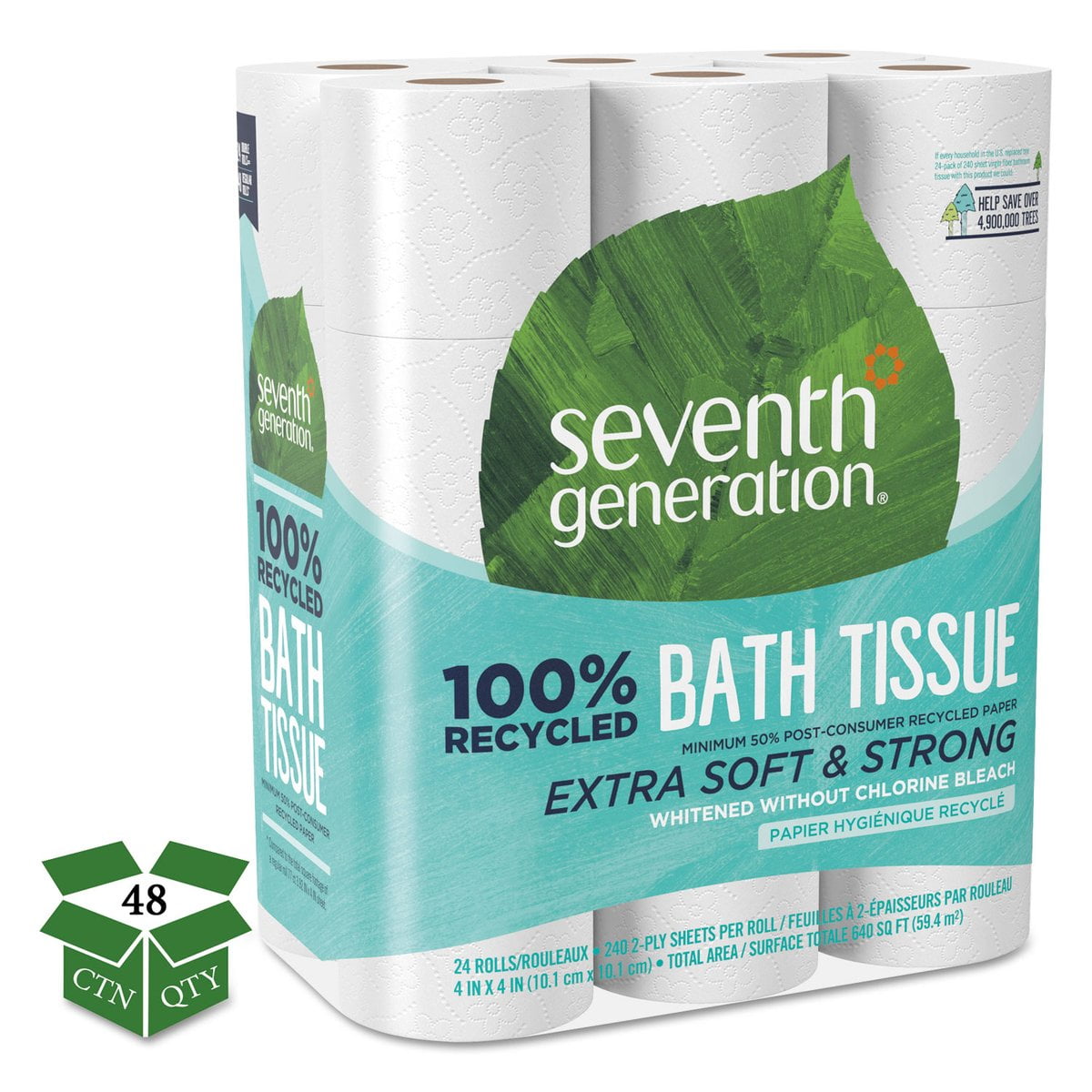 12 Rolls Tork 160090 Opticore Tork TP Bath Tissue Rolls No Dyes Ultra Soft 