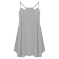 thumbnail image 5 of Pxiakgy Tank Top for Women Summer Spaghetti Strap Tops for Women Casual Going Out Loose Tunic Shirt Sleeveless Fashion Flowy Tanks Top Grey Xl, 5 of 9