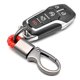 thumbnail image 2 of Llavero de cuero Sowist para Llaves de Coche con anillo en D Giratorio de 360 Grados color rojo, 2 of 3