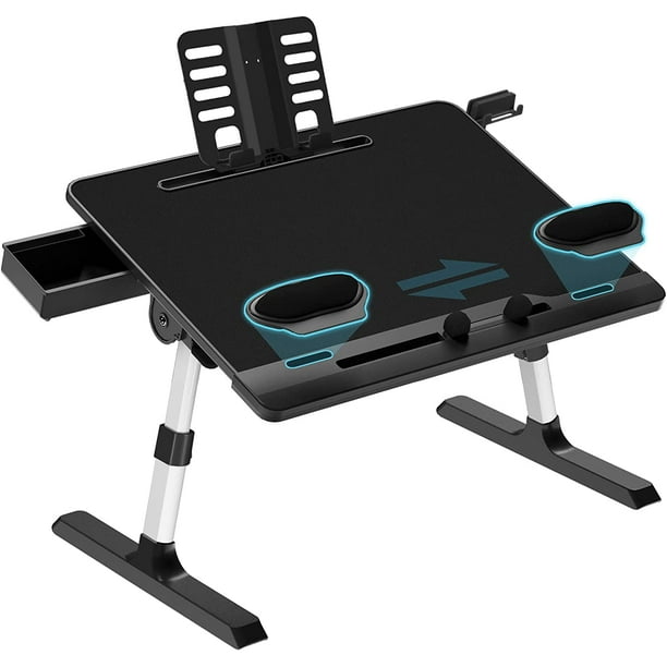 Laptop Desk Bed Tray Table, Adjustable Lap Desk for Working, Writing