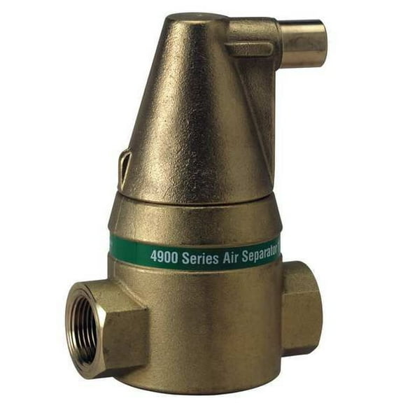 Taco Air Separator, Brass, 240F, 150 psi 49-150T-2