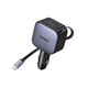 thumbnail image 1 of Cargador de coche UGREEN de 90 W retráctil de carga rápida USB-C de 3 puertos, 1 of 8
