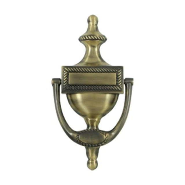 Deltana DKR75U5 Victorian Rope Door Knocker, Antique