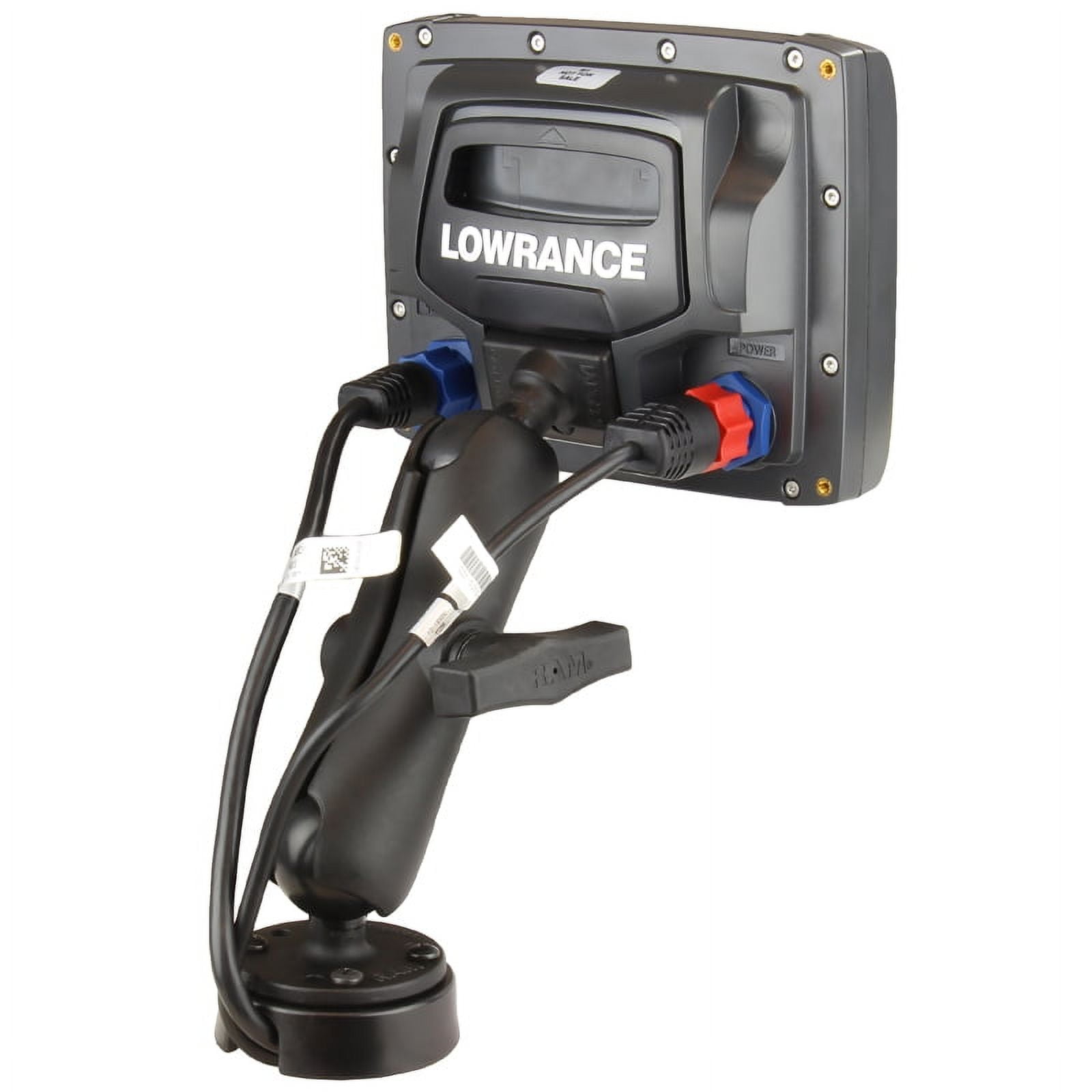 RAM® Drill-Down Marine Electronic Mount with Cable Manager – RAM