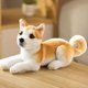 thumbnail image 1 of New Realistic Plush Simulation Smart Dog Stuffed Animals Plush Toy White/Brown Dog Plush Cartoon Toy For Children's Soft GiftsGreen32cm Deng Xun unisex, 1 of 2