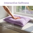 thumbnail image 4 of Unique Bargains 2 Pack Polyester Pillowcase Envelope Closure Wrinkle Resistant Purple, 4 of 5