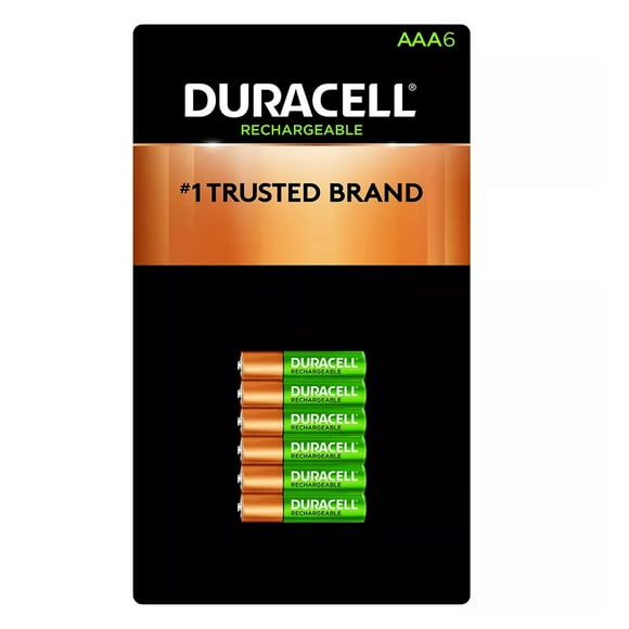 Duracell Rechargeable AAA Pre-Charged Batteries, 6 ct.