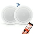 thumbnail image 6 of PYLE PDICBT852RD - Dual 8’’ Bluetooth Ceiling / Wall Speakers, 2-Way Flush Mount Home Speaker Pair, 250 Watt, 6 of 14
