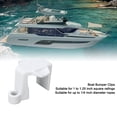 thumbnail image 6 of Xirurus 4pcs Boat Bumper Clips Nylon Pontoon Hangers Cleats for 1 to 1.25 Inch Square Rails White Fenders Rope Holder (4.33 inches / 11 cm), 6 of 9
