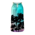 thumbnail image 4 of TAIAOJING Women's Casual Sleeveless Dress Summer Sundress Collar Halter Neck Dress, 4 of 4