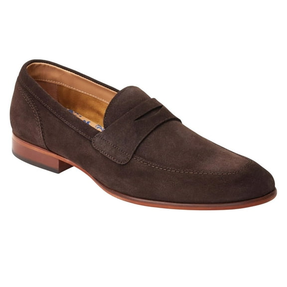 Base London Mens Bruno Leather Penny Loafers