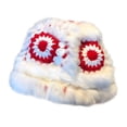 thumbnail image 3 of Sombrero de cubo de otoño invierno, sombrero de pescador hecho a mano, sombrero único de felpa suave, lindo y cálido para chicas adolescentes, Sunnimix  sombrero de copa, 3 of 6
