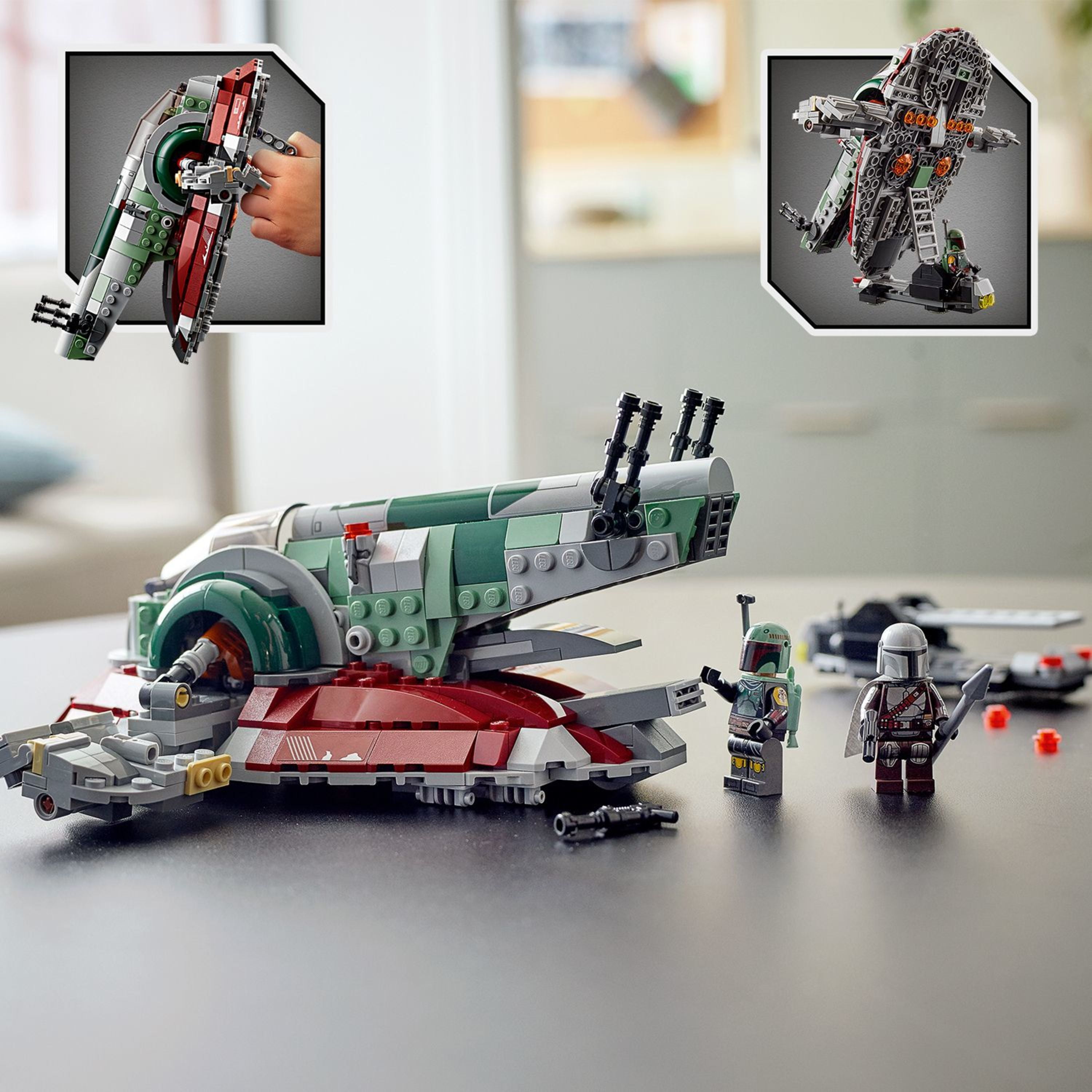 LEGO Star Wars Boba Fett Starship 75312 Building Toy - Mandalorian