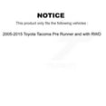 thumbnail image 2 of Transit Auto Front Right Hub Bearing Assembly Link kit Lower & Upper Control Arm with Ball Joint and Outer Inner Tie Rod End Kit (6Pc) for Car 2005-2015 Toyota Tacoma Pre Runner RWD K7T-111782, 2 of 11