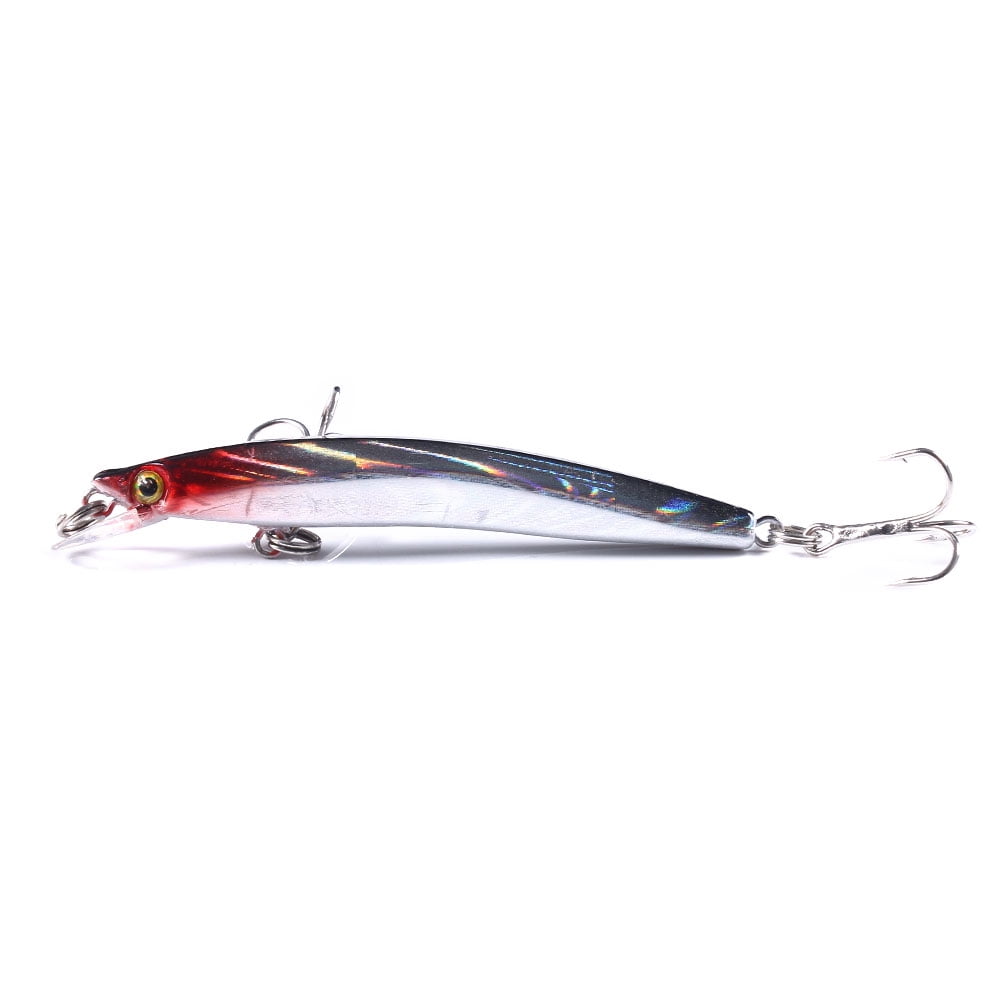HENGJIA Minnow Bass Fishing Lures, Jerkbait Lure Set Hard Baits Crankbait for Catfish Trout Walleye Fishing Bait 5Pcs/kit
