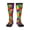 3 Black, variant on Knee High Socks for Women Paint Splatter Grunge Long Tube Sock Uniform Socks