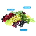 thumbnail image 3 of Uxcell 2 tamaños de uvas artificiales, 10 piezas de racimos de uvas falsas de simulación de plástico, 5 colores, 3 of 6