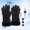 Black, variant on Caywon Women's Bike Heated Gloves USB Rechargeable 3 Speed Heating Gloves Electrically Heated Gloves for Outdoor Cycling Commuting and Cold Weather Duty