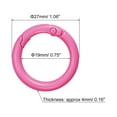 thumbnail image 2 of Unique Bargains Round Spring O Rings, 27mm/ 1.06' Trigger Buckle Snap, Carbon Steel Pink, 4 Pack, 2 of 5