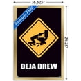 thumbnail image 3 of Deja Brew Wall Poster, 14.725" x 22.375", Framed, 3 of 5